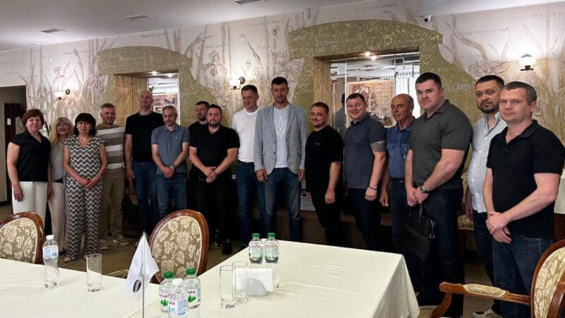 Робоча зустріч президента ГС «Національна спілка проєктної справи» Віктора Лещинського у Харкові